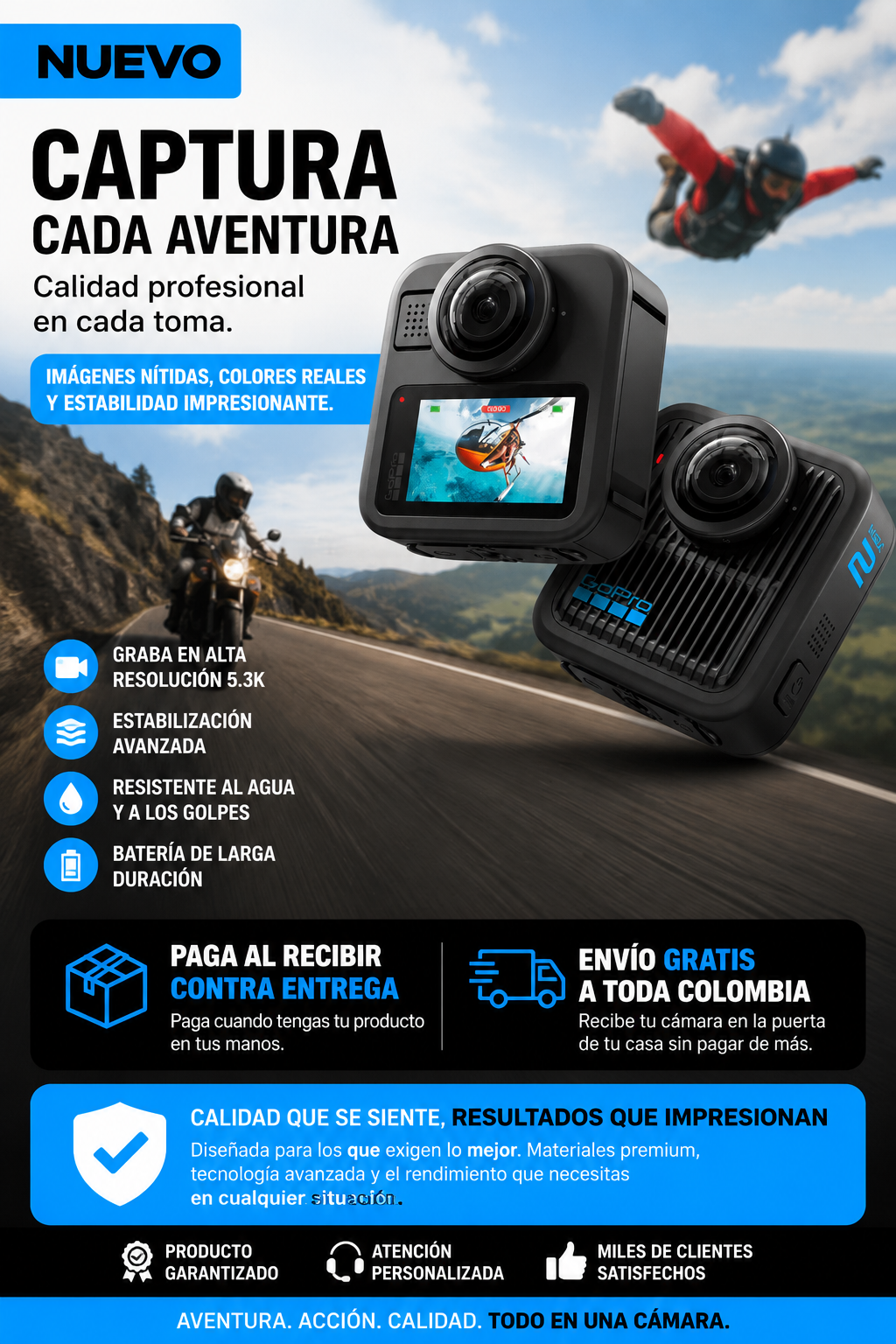 🎥 ¡GRABA COMO UN PROFESIONAL Y VIVE CADA AVENTURA AL MÁXIMO!